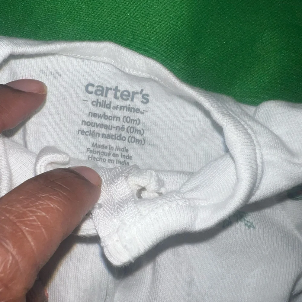 Carters Floral Print Kids One Piece size Newborn